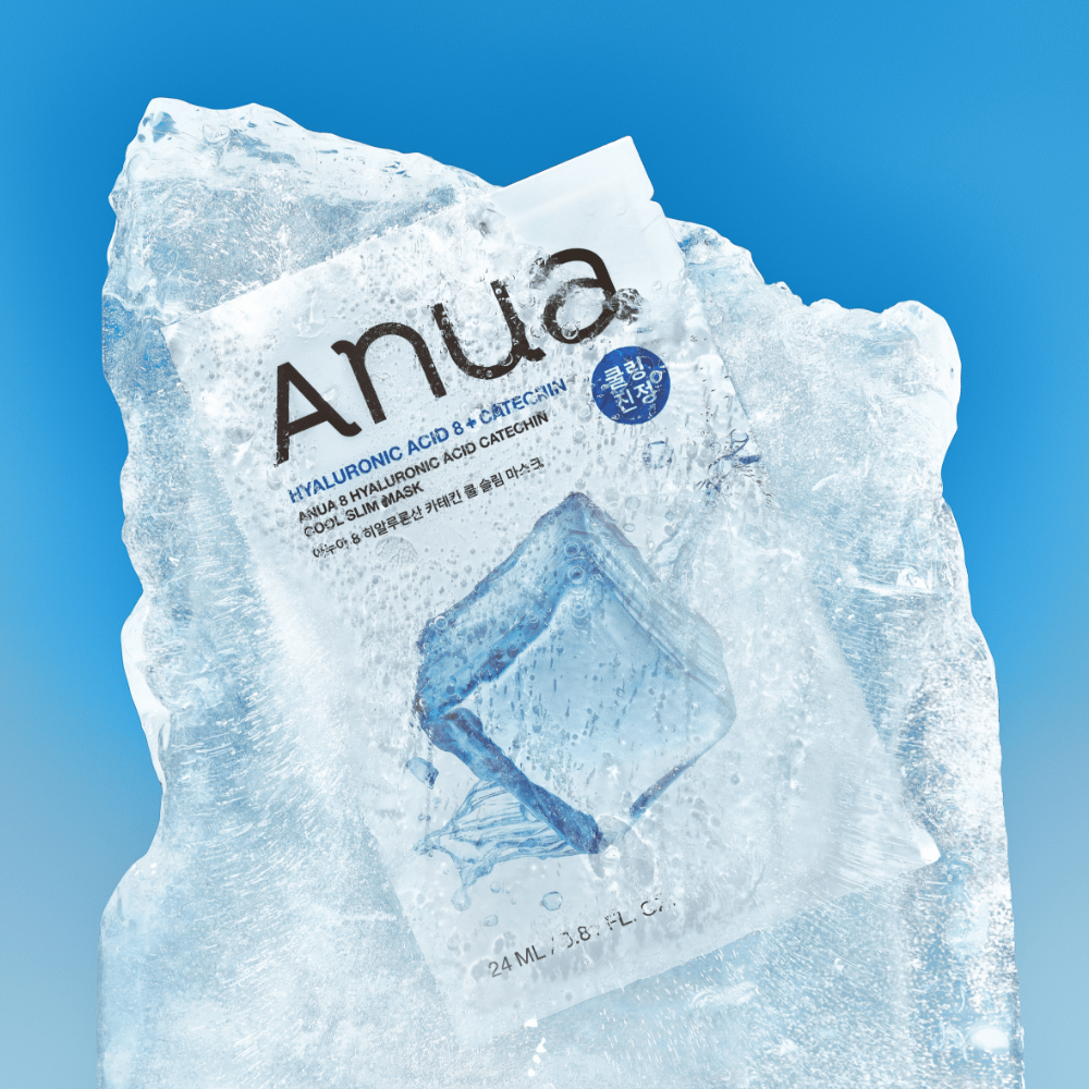 Anua 8 Hyaluronic Acid Catechin Cool Slim Mask Sheet 24ml X 10ea | Korean Skincare | Skin Science Lab