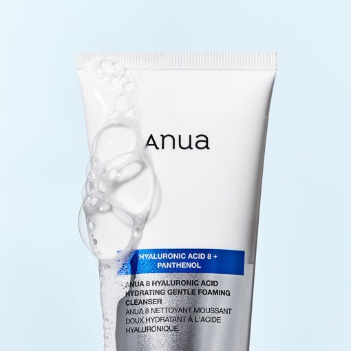 Anua 8 Hyaluronic Acid Hydrating Gentle Foaming Cleanser 150ml | Korean Skincare | Skin Science Lab