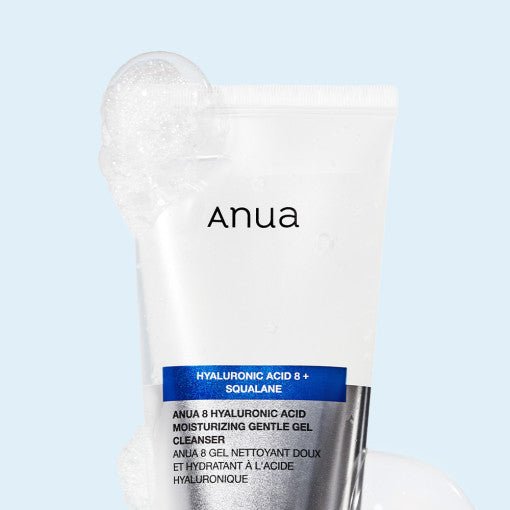 Anua 8 Hyaluronic Acid Moisturizing Gentle Gel Cleanser 150ml | Korean Skincare | Skin Science Lab