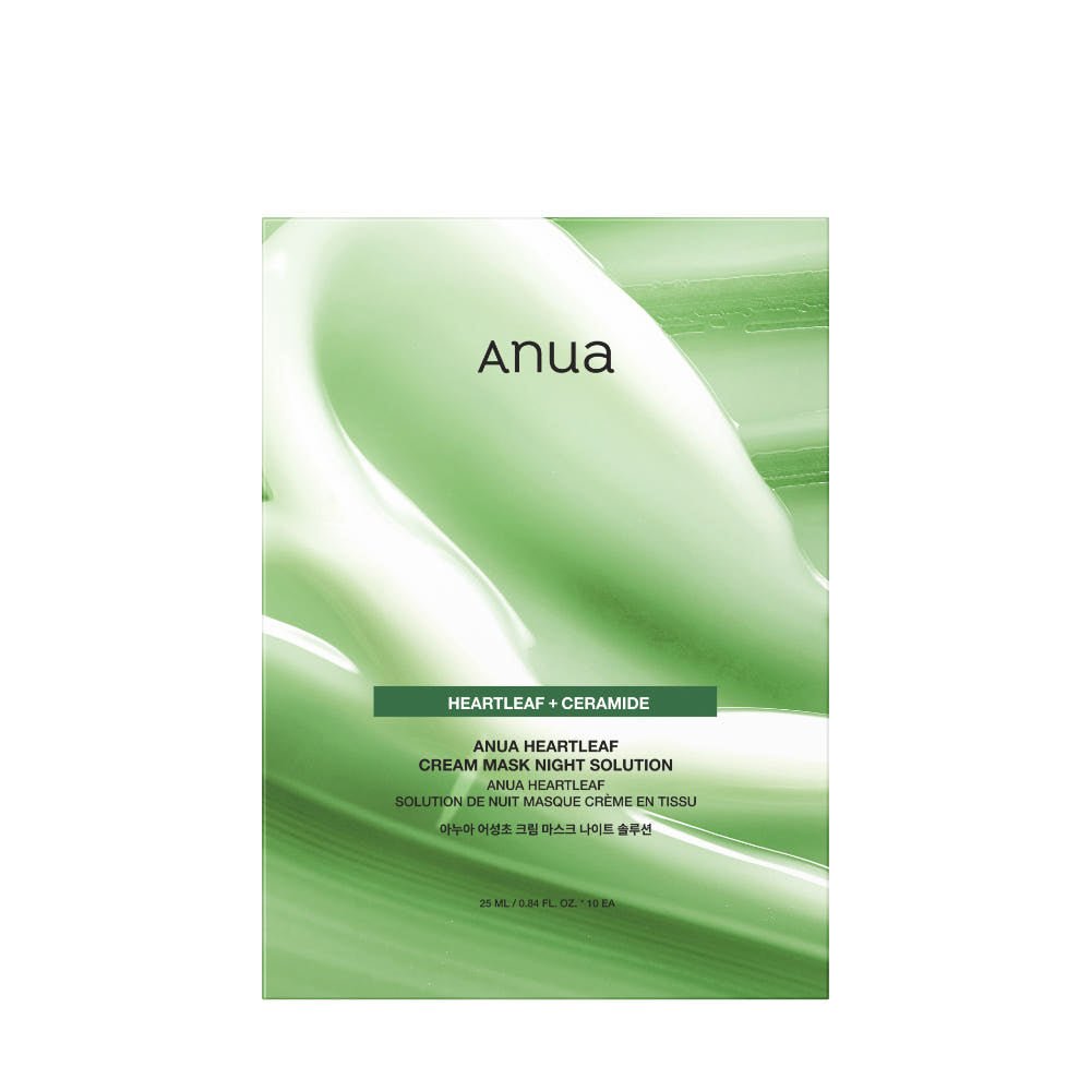 Anua Heartleaf Cream Mask Night Solution 25ml X 10ea | Korean Skincare | Skin Science Lab