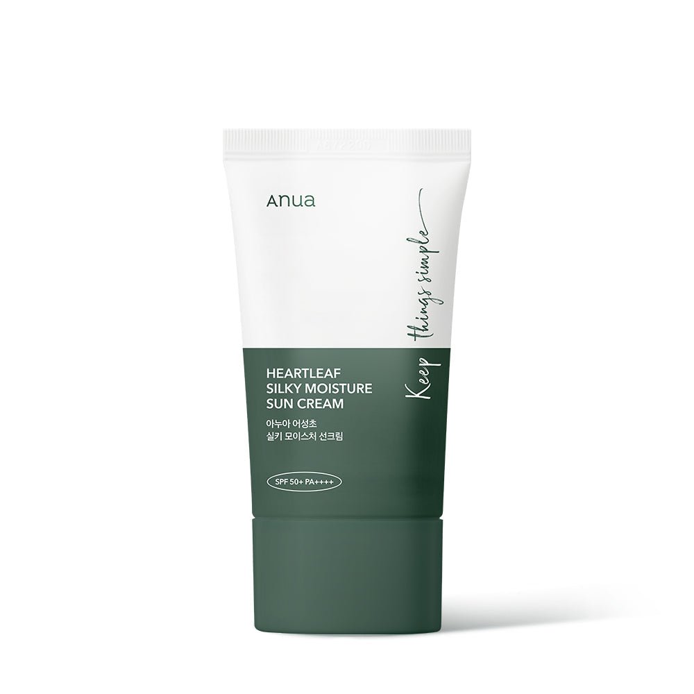 Anua HEARTLEAF SILKY MOISTURE SUNSCREEN 50ml | Korean Skincare | Skin Science Lab