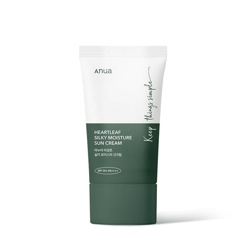 Anua HEARTLEAF SILKY MOISTURE SUNSCREEN 50ml | Korean Skincare | Skin Science Lab