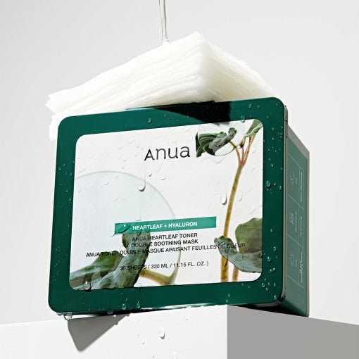 Anua Heartleaf Toner Double Soothing Mask 30 Sheets(330ml) | Korean Skincare | Skin Science Lab
