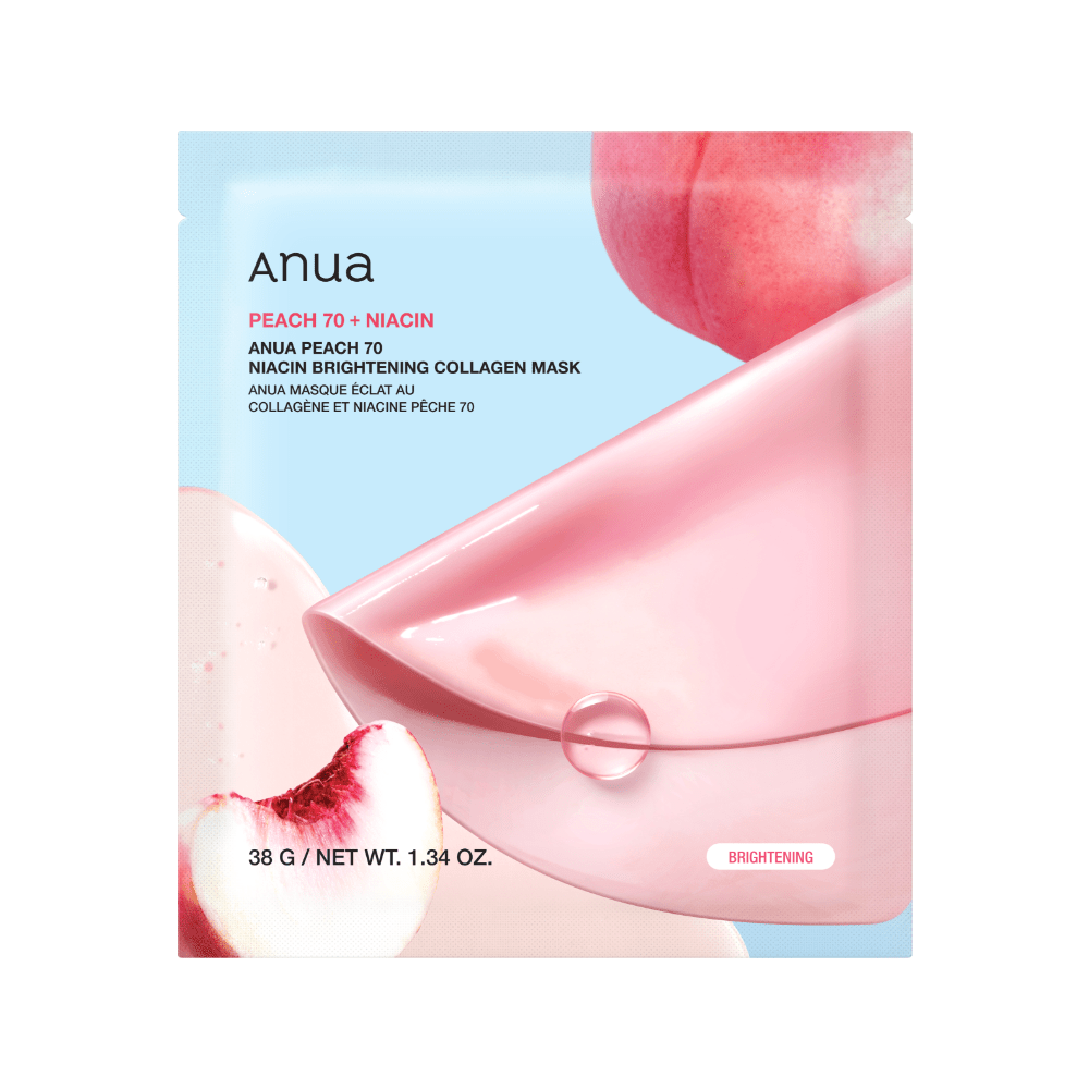 Anua Peach 70 Niacin Serum Mask 38g X 4ea | Korean Skincare | Skin Science Lab