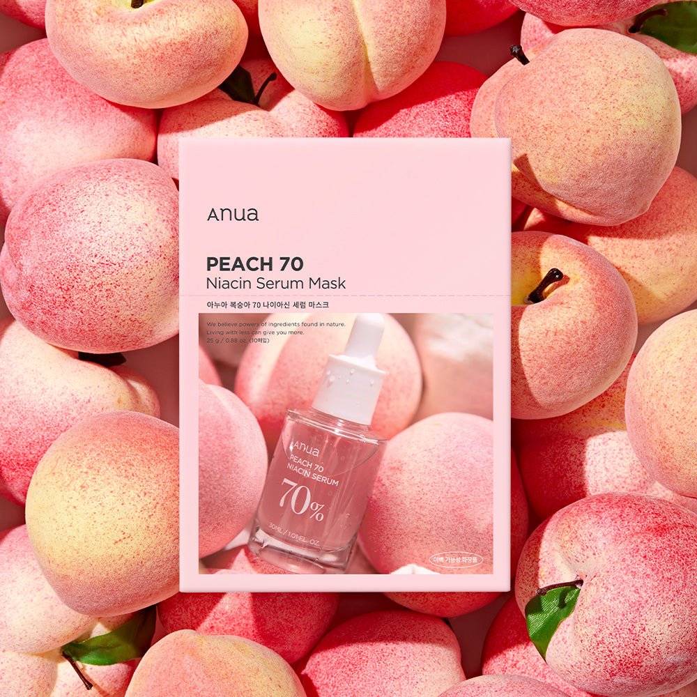 Anua Peach 70 Niacin Serum Mask Sheet 25g X 10ea | Korean Skincare | Skin Science Lab