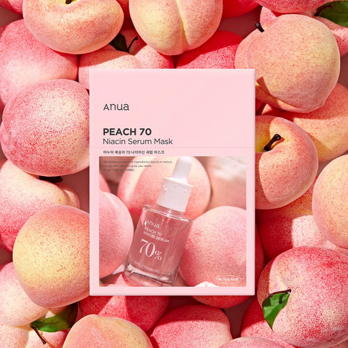 Anua Peach 70 Niacin Serum Mask Sheet 25g X 10ea | Korean Skincare | Skin Science Lab