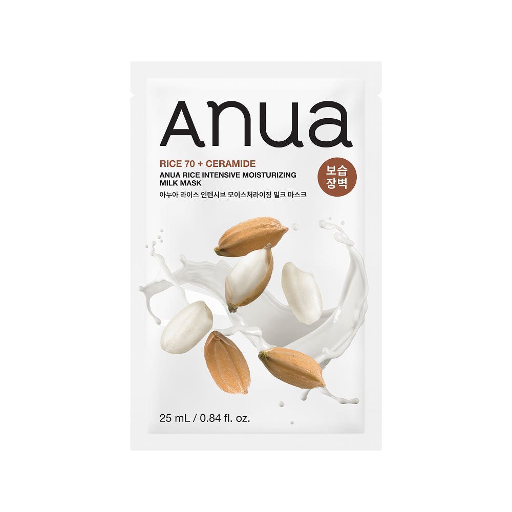 Anua Rice Intensive Moisturizing Milk Mask 25ml X 10ea | Korean Skincare | Skin Science Lab