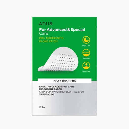 Anua Triple Acid Spot Care Microdart Patch 12ea | Korean Skincare | Skin Science Lab