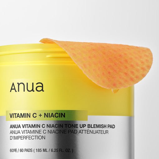 Anua Vitamin C+Niacin Tone Up Blemish Pad 60 Pads(185ml) | Korean Skincare | Skin Science Lab