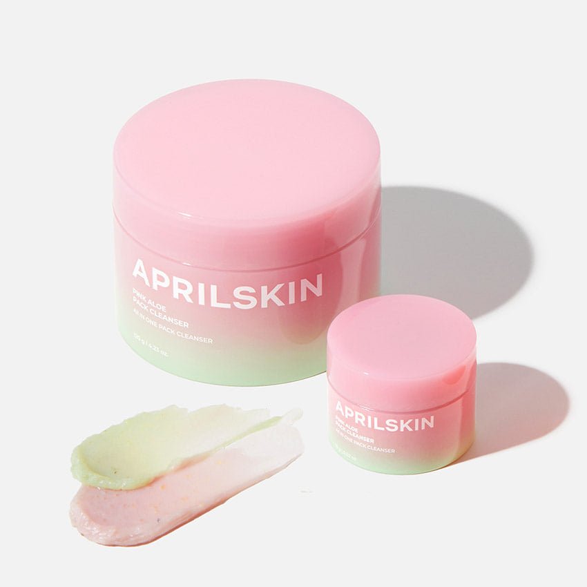 APRILSKIN Pink Aloe Mask-to-Foam Soothing Cleanser 15g | Korean Skincare | Skin Science Lab