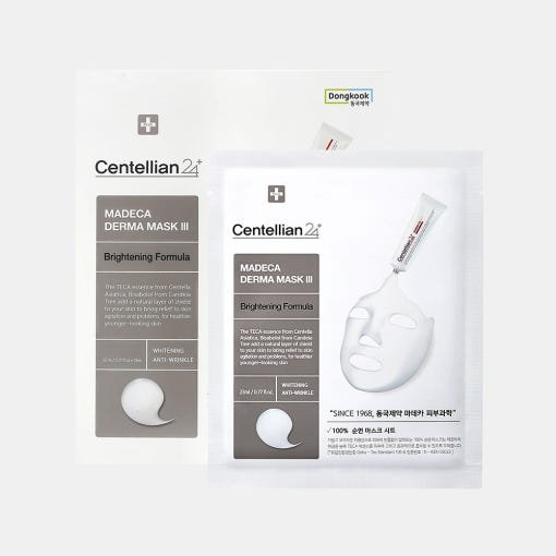 CENTELLIAN24 MADECA DERMA Mask 3 Brightening Formula 23ml X 10ea | Korean Skincare | Skin Science Lab