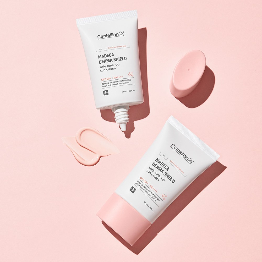 CENTELLIAN24 Madeca Derma Shield Safe Tone-Up Sun Cream SPF50+ PA++++ 50ml | Korean Skincare | Skin Science Lab