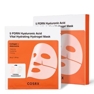 COSRX 5 PDRN Hyaluronic Acid Vital Hydrating Hydrogel Mask 34g X 3ea | Korean Skincare | Skin Science Lab