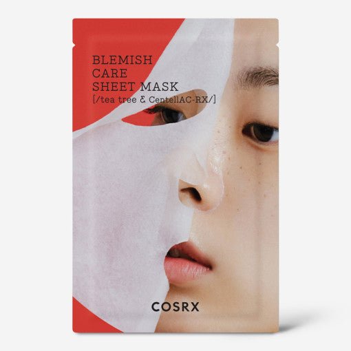 COSRX AC Collection Blemish Care Sheet Mask 26ml X 10ea | Korean Skincare | Skin Science Lab