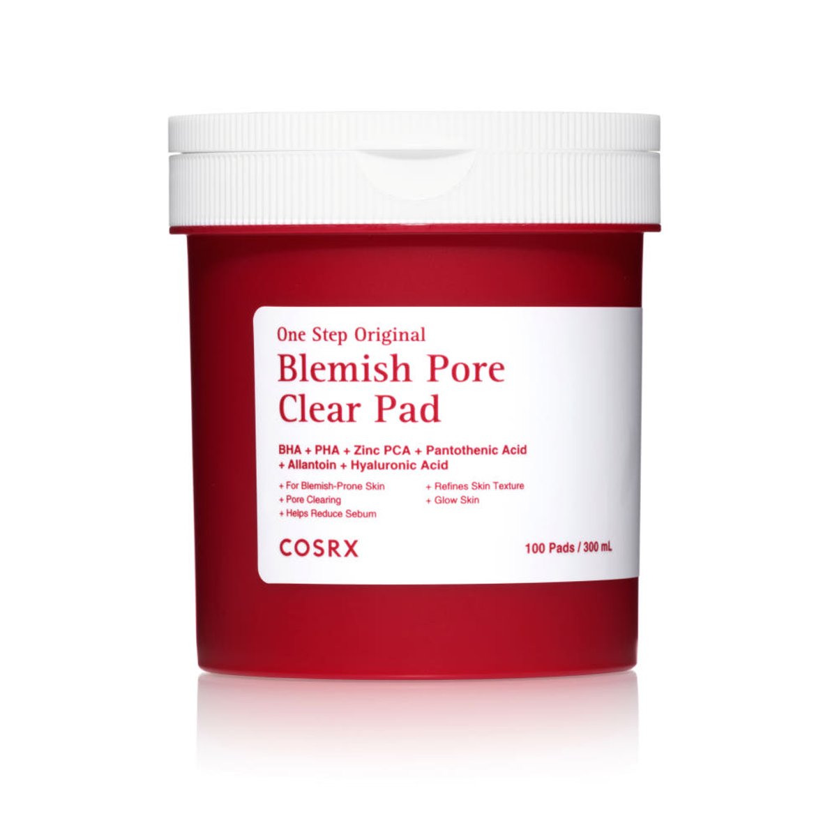 COSRX One Step Original Blemish Pore Clear Pad 300ml/100ea | Korean Skincare | Skin Science Lab