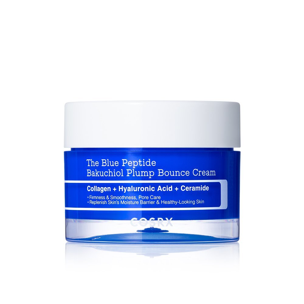 COSRX The Blue Peptide Bakuchiol Plump Bounce Cream 50g | Korean Skincare | Skin Science Lab