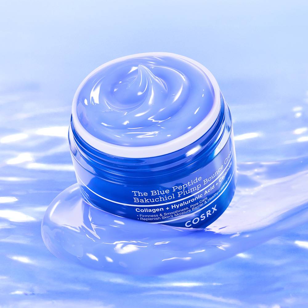 COSRX The Blue Peptide Bakuchiol Plump Bounce Cream 50g | Korean Skincare | Skin Science Lab