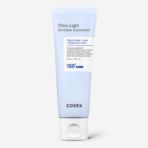 COSRX Ultra-Light Invisible Sunscreen SPF50 PA++++ 50ml | Korean Skincare | Skin Science Lab