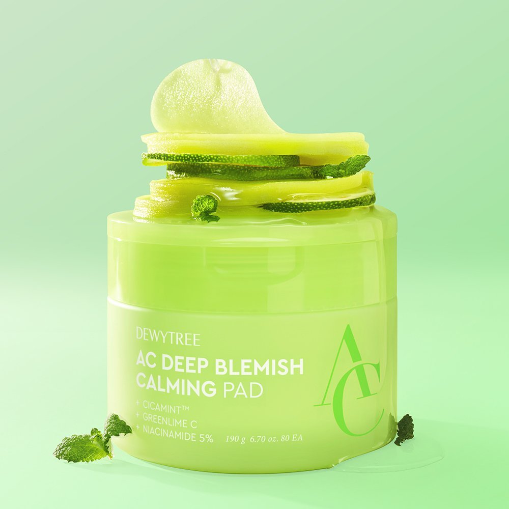 DEWYTREE AC Deep Blemish Calming Pad 190g/80ea | Korean Skincare | Skin Science Lab
