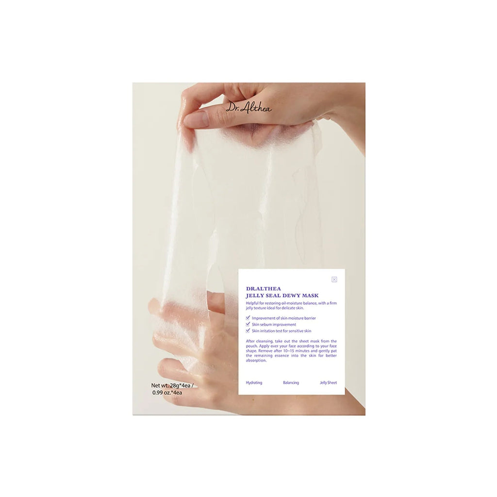 Dr.Althea Jelly Seal Dewy Mask Sheet 28g X 4ea | Korean Skincare | Skin Science Lab