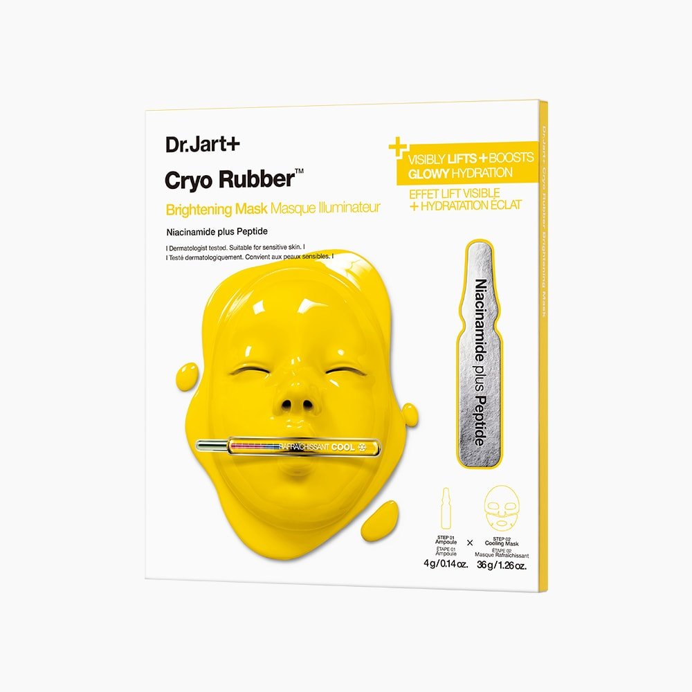 Dr.Jart+ Cryo Rubber Brightening Mask (Ampoule 4g + Rubber Mask 36g) 1ea | Korean Skincare | Skin Science Lab