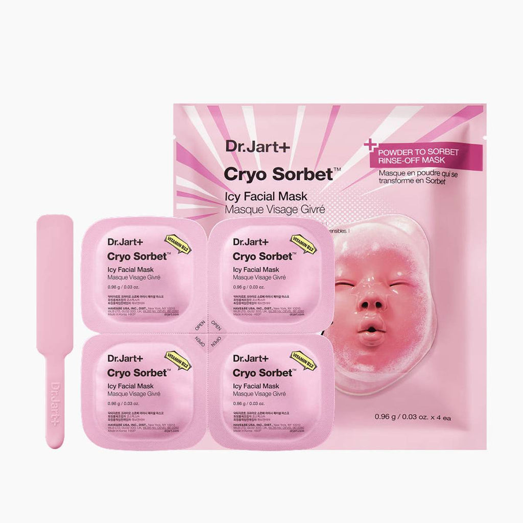 Dr.Jart+ Cryo Sorbet Icy Facial Mask 0.96g X 4ea | Korean Skincare | Skin Science Lab