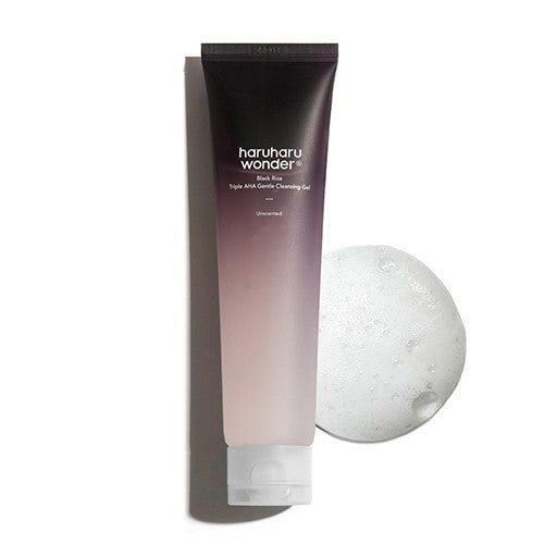 [haruharu wonder] Black Rice Triple AHA Gentle Cleansing Gel 100ml | Korean Skincare | Skin Science Lab