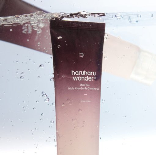 [haruharu wonder] Black Rice Triple AHA Gentle Cleansing Gel 100ml | Korean Skincare | Skin Science Lab