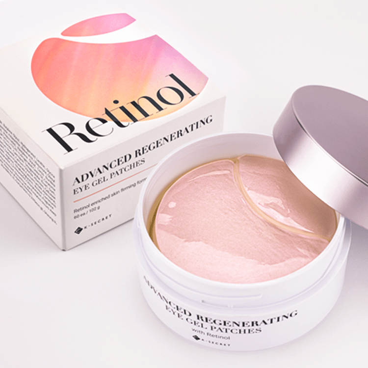 K-SECRET Advanced Regenerating Eye Gel Patches 60ea/102g RETINOL | Korean Skincare | Skin Science Lab