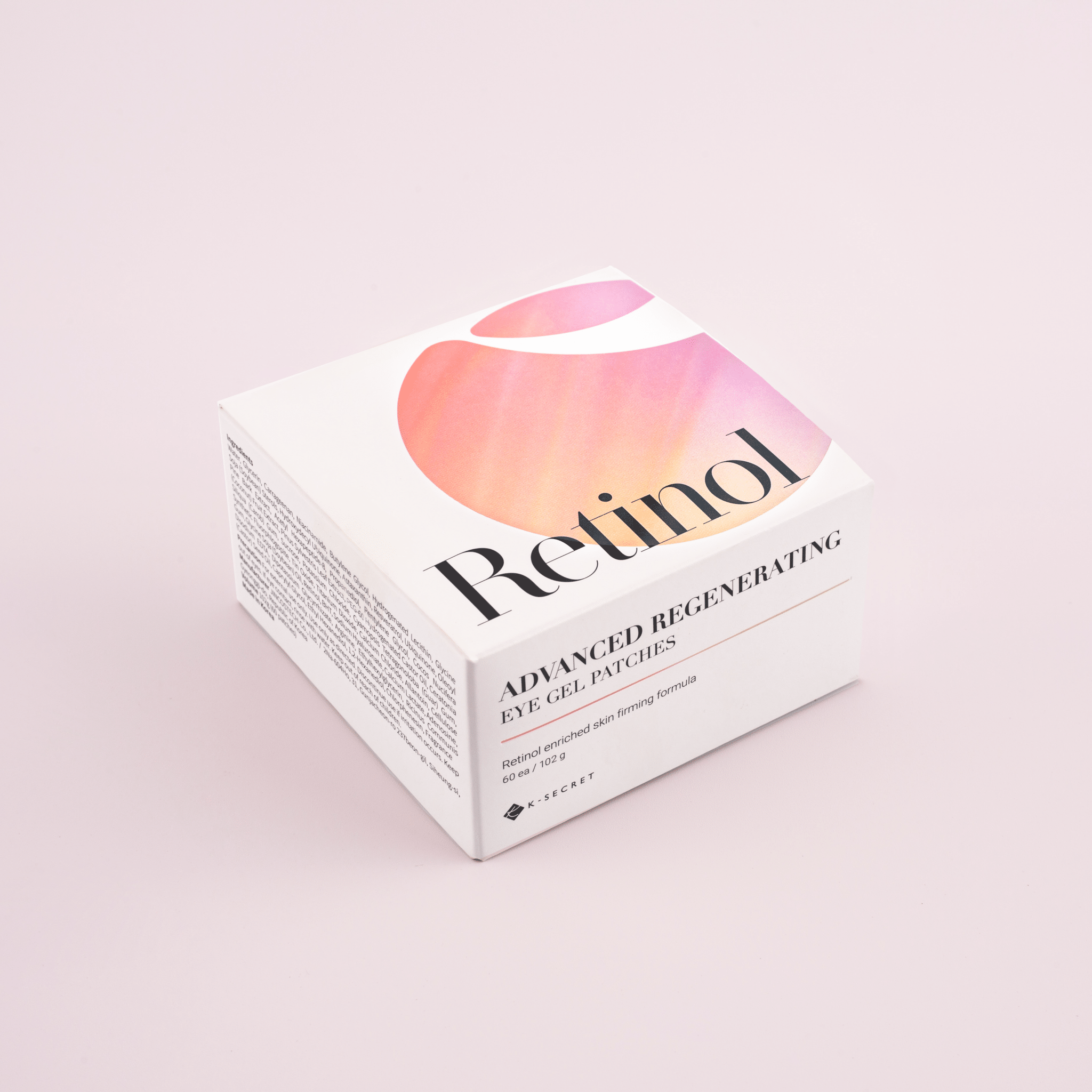 K-SECRET Advanced Regenerating Eye Gel Patches 60ea/102g RETINOL | Korean Skincare | Skin Science Lab