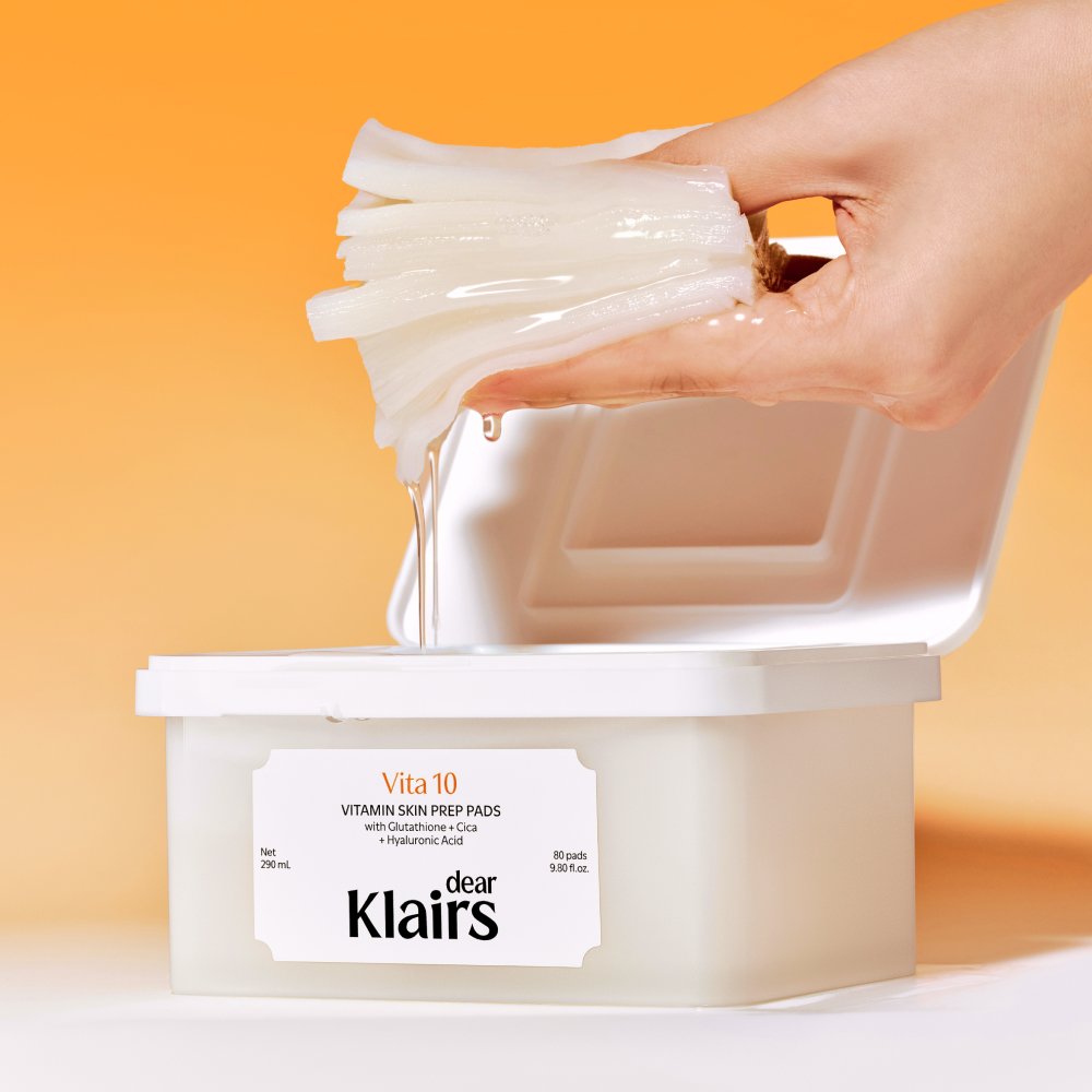 KLAIRS Vita 10 Vitamin Skin Prep Pads 290ml/80ea | Korean Skincare | Skin Science Lab