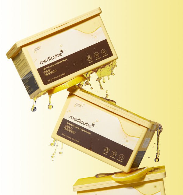 medicube Deep Vita C Daily Quick Mask 350ml/30Sheets | Korean Skincare | Skin Science Lab