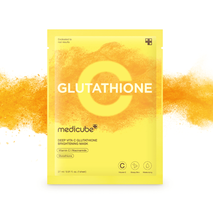 medicube Deep Vita C Glutathione Brightening Mask 27 X 5ea | Korean Skincare | Skin Science Lab