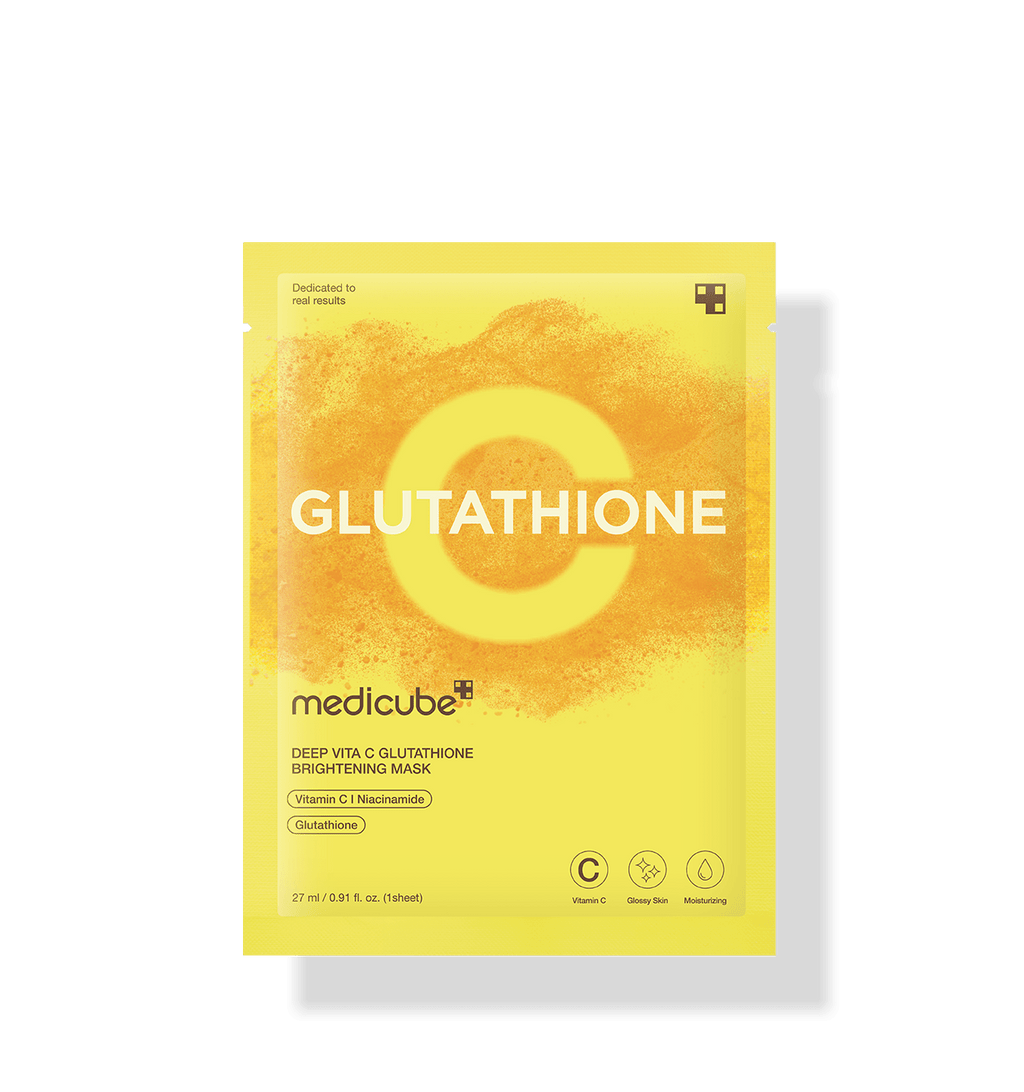 medicube Deep Vita C Glutathione Brightening Mask 27 X 5ea | Korean Skincare | Skin Science Lab