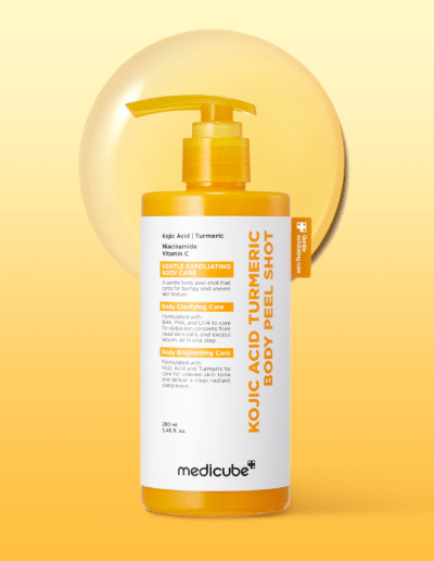 medicube Kojic Acid Turmeric Body Peel Shot 280ml | Korean Skincare | Skin Science Lab