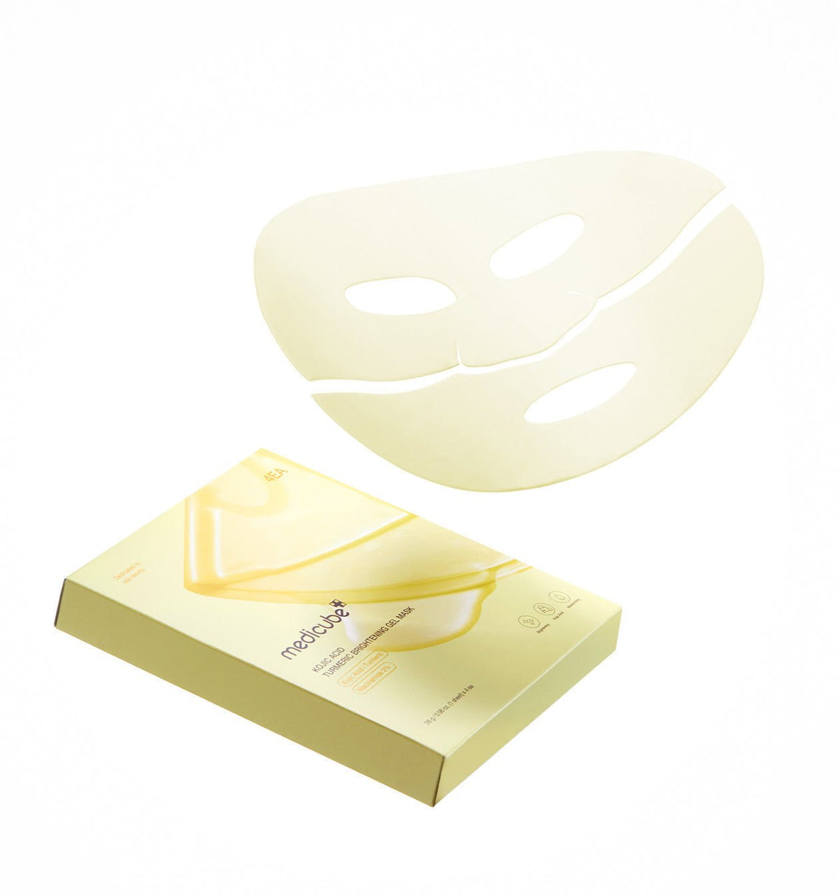 medicube Kojic Acid Turmeric Brightening Gel Mask 28g*4ea | Korean Skincare | Skin Science Lab