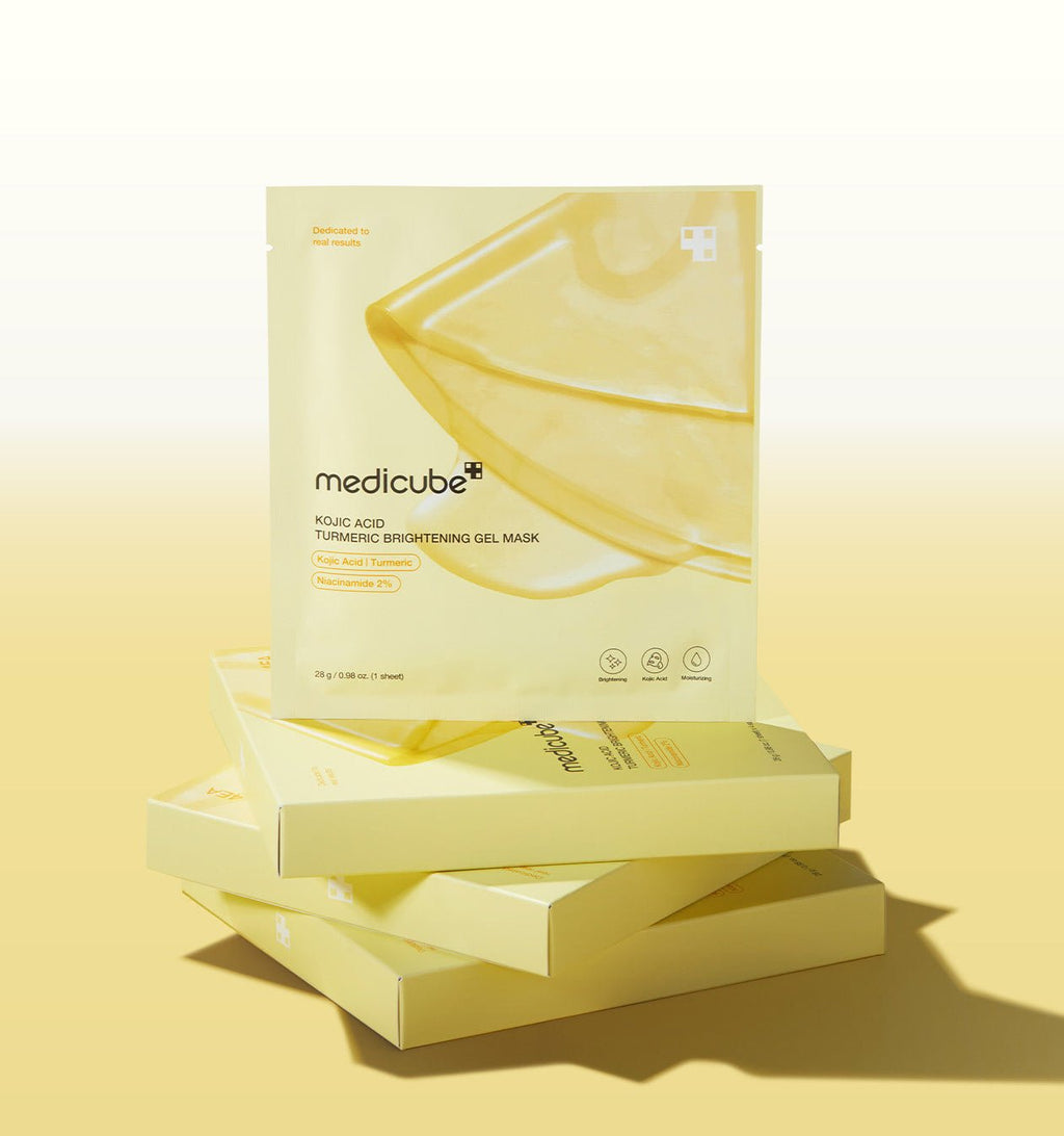 medicube Kojic Acid Turmeric Brightening Gel Mask 28g*4ea | Korean Skincare | Skin Science Lab