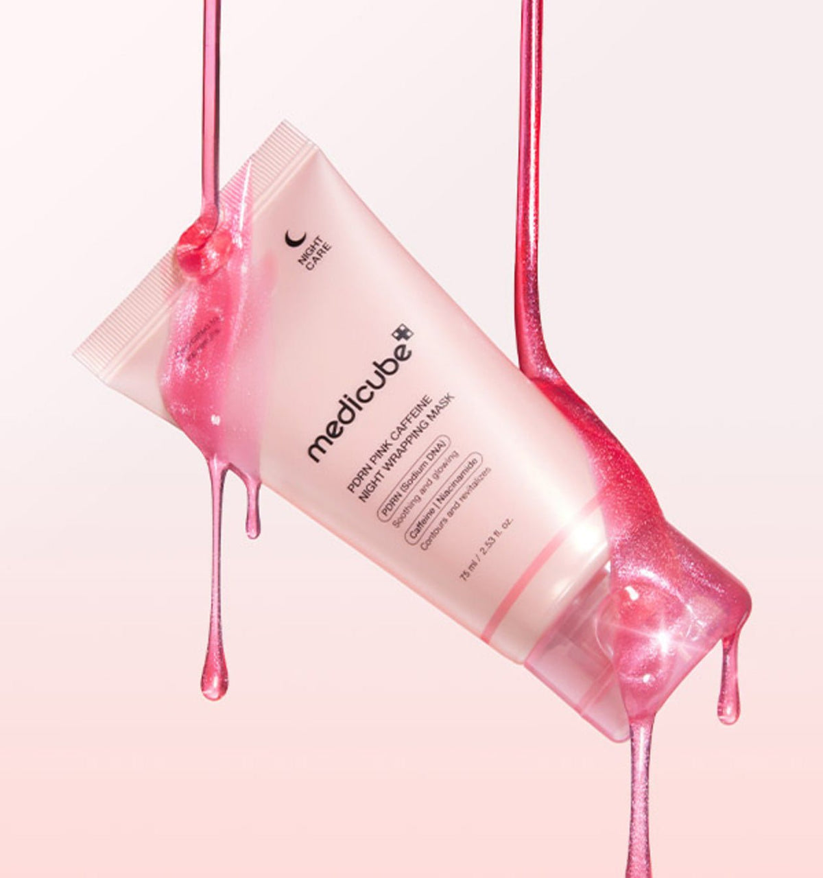 medicube PDRN Pink Caffeine Night Wrapping Mask 75ml | Korean Skincare | Skin Science Lab
