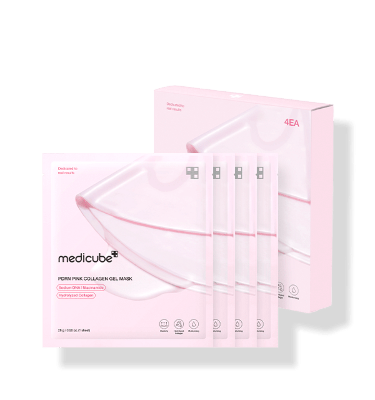 medicube PDRN Pink Collagen Gel Mask 28g X 4ea | Korean Skincare | Skin Science Lab