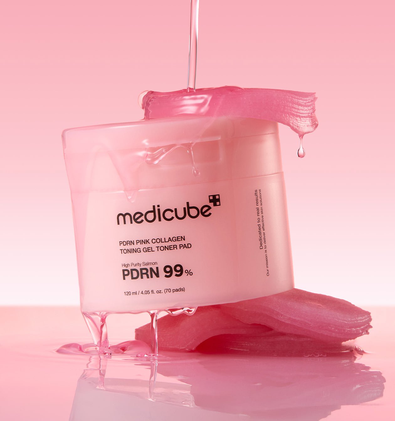 medicube PDRN Pink Collagen Gel Toner Pad 120ml/70pads | Korean Skincare | Skin Science Lab