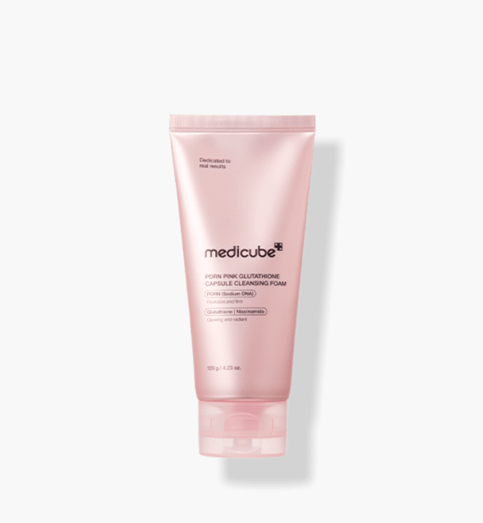 medicube PDRN Pink Glutathione Capsule Cleansing Foam 120g | Korean Skincare | Skin Science Lab