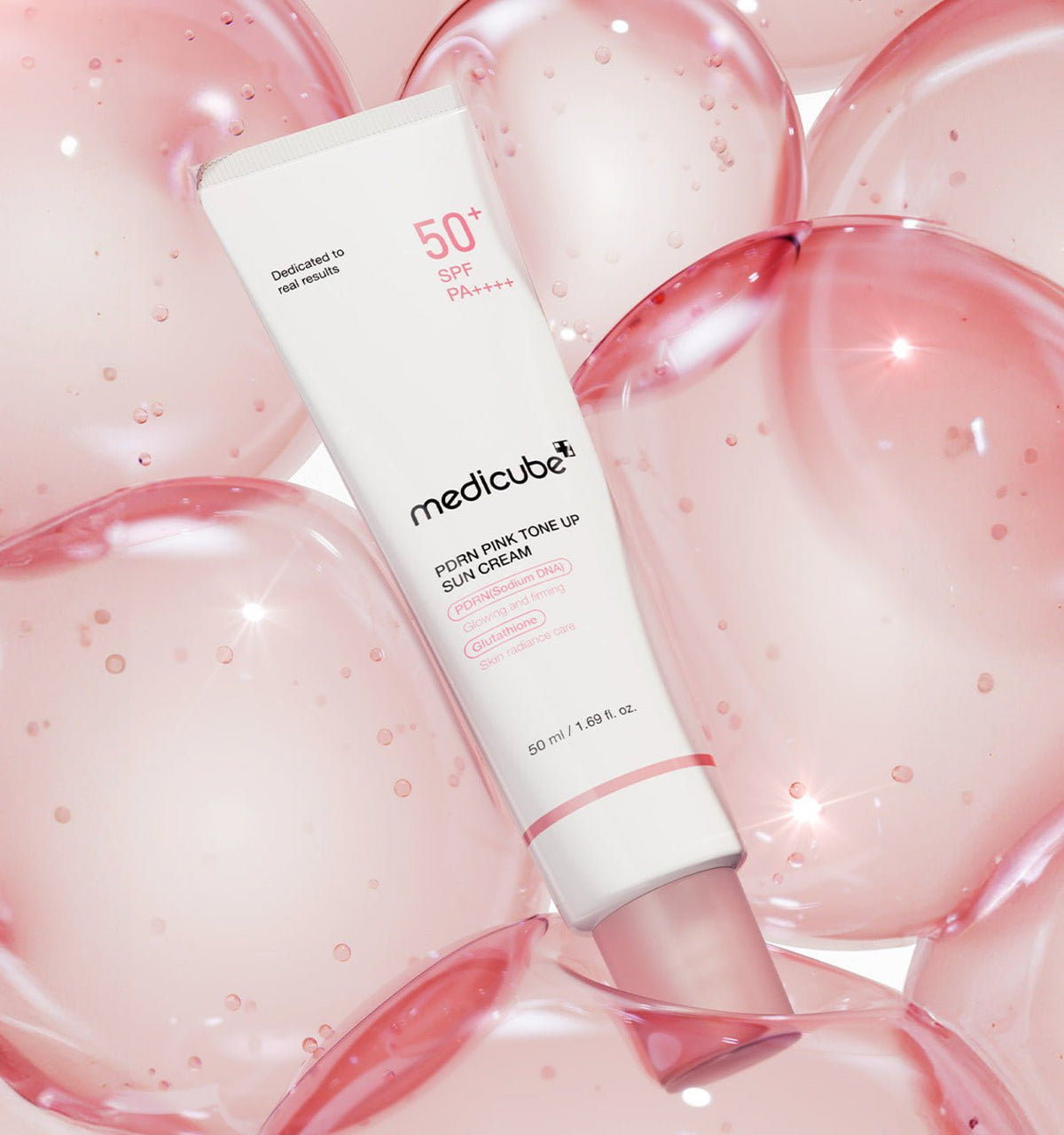 medicube PDRN Pink Tone Up Sun Cream 50ml | Korean Skincare | Skin Science Lab