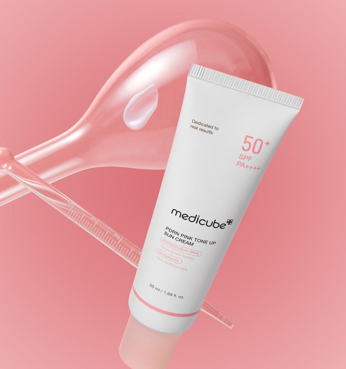 medicube PDRN Pink Tone Up Sun Cream 50ml | Korean Skincare | Skin Science Lab