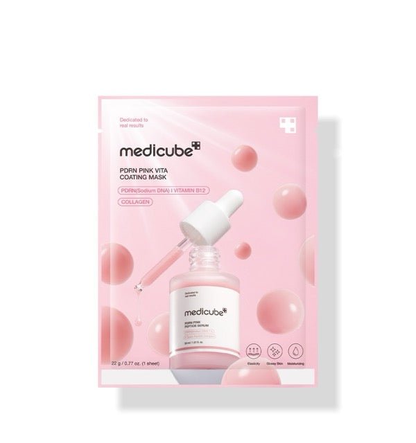 medicube PDRN Pink Vita Coating Mask 22g X 5ea | Korean Skincare | Skin Science Lab