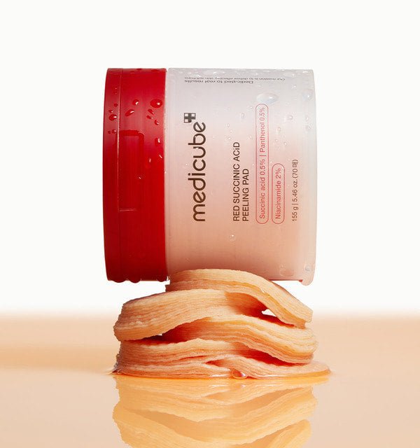 medicube Red Succinic Acid Peeling Pad 155g/70pads | Korean Skincare | Skin Science Lab