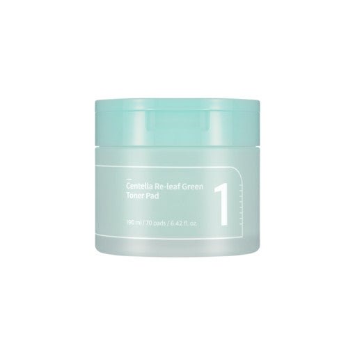 numbuzin No.1 Centella Re-leaf Green Toner Pad 70P | Korean Skincare | Skin Science Lab