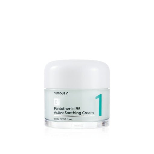 numbuzin No.1 Pantothenic B5 Active Soothing Cream 80ml | Korean Skincare | Skin Science Lab