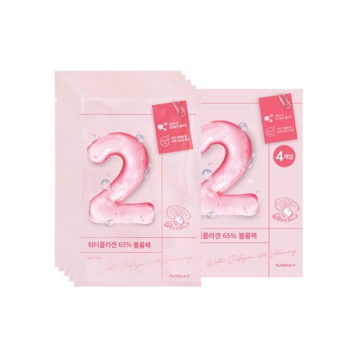 numbuzin No.2 Water Collagen 65% Voluming Sheet Mask 10P | Korean Skincare | Skin Science Lab