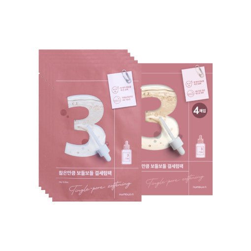 numbuzin No.3 Tingle Pore Softening Sheet Mask 10P | Korean Skincare | Skin Science Lab