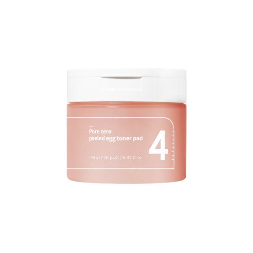numbuzin No.4 Pore Zero Peeled Egg Toner Pad 70P | Korean Skincare | Skin Science Lab
